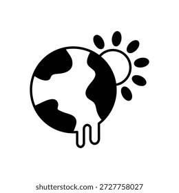 Partly Cloudy icon clean and modern vector illustration