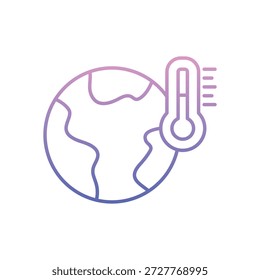 Partly Cloudy icon clean and modern vector illustration