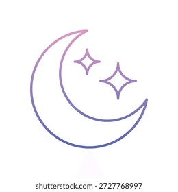 Teilweise bewölkt Symbol sauber und moderne Vektorgrafik