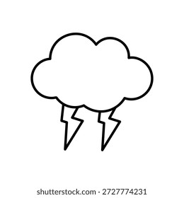 Partly Cloudy icon clean and modern vector illustration