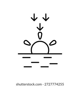 Partly Cloudy icon clean and modern vector illustration