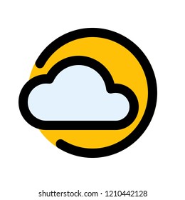 partly cloudy sun