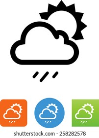 Partly rainy icon
