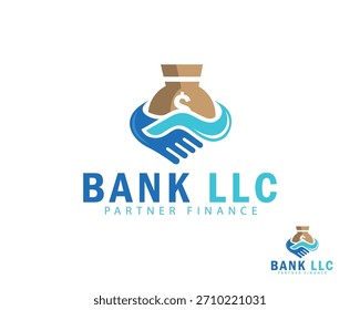 Logotipo de negocio de socios Concepto de diseño creativo Finanzas Crecimiento Gente de negocios Comunidad