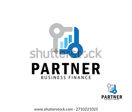 partner business logo creative design concept finance growth business people community