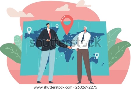 Partner handshaking over route map