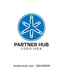 partner hub logo idea for those of you who work with a team.