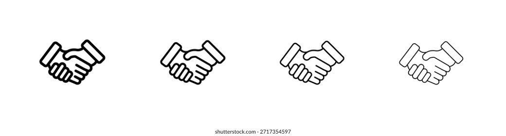 Partner icon symbol pictogram set