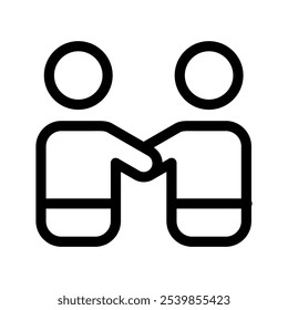 Ilustração de design de símbolo de vetor de ícone de parceiro