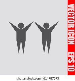 Partner icon,sign,symbol,logo isolated in flat style.Vector illustration.