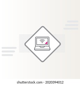 Partner Portal Login Icon Vector Design