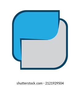 El diseño del concepto de icono temático del socio