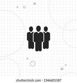 Partners, partnership, vector best flat icon on texture background , EPS 10