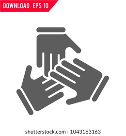 Partners vector icon
