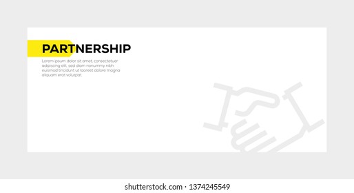 PARTNERSHIP BANNER CONCEPT