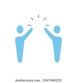 Symbol für die Partnerschaftkonzeptionszeile. Einfache Elementgrafik. partnerschaftliches Konzept zur Gestaltung von Symbolen.