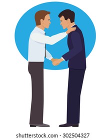 Partnership design concept set with negotiations deal collaboration investment flat icons isolated vector illustration