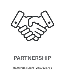Partnerschaftliches Design-Symbol, einfache Design-Inspiration für jede Logos-Schnittstelle und Zweck