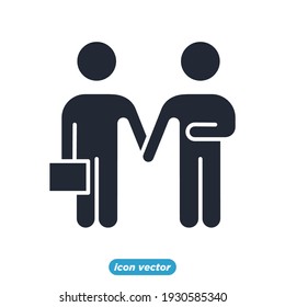 partnership icon. partnership business management symbol template for graphic and web design collection logo vector illustration