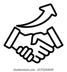 Partnership Icon Element For Design