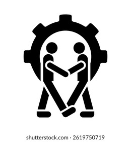 Partnership Icon Element For Design