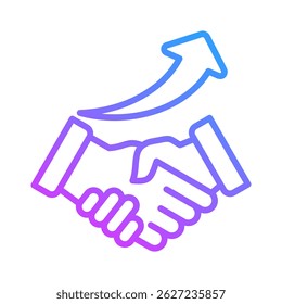 Partnerschaftssymbol für Design