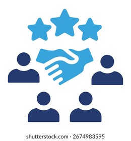 Partnership Icon Element For Design