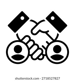 Elemento de icono de asociación para diseño