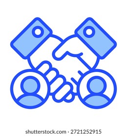 Elemento de icono de asociación para diseño