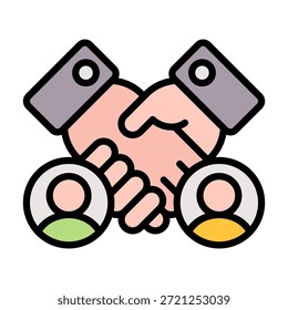 Elemento de icono de asociación para diseño
