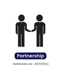Partnership icon. Simple vector illustration.