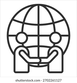 Partnerschaftssymbol einzelne Vektorgrafik-Sammlung