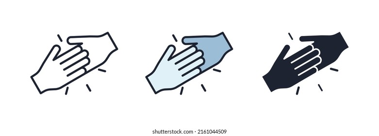partnership icon symbol template for graphic and web design collection logo vector illustration