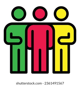 partnership icon vector illustration, teamwork, businessman 
