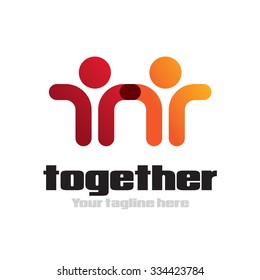 Partnership icon Vector Logo Template