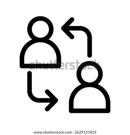 Partnership Icon Vector Symbol Design Illustration