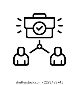 icono de asociación para tu sitio web, móvil, presentación y diseño de logotipo.