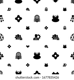 partnership icons pattern seamless. Included editable filled Affiliate Marketing, manager, start-up team, business people, team, teamwork icons. partnership icons for web and mobile.