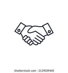Símbolo de iconos de asociación elementos vectores para web infográfica