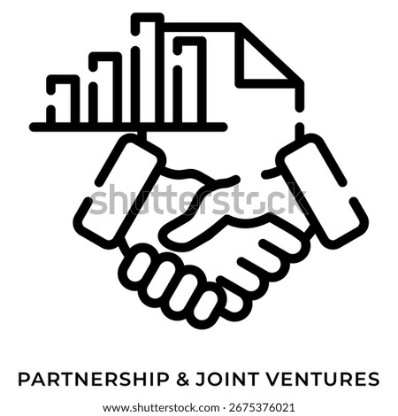 Partnership And Joint Ventures Line Icon