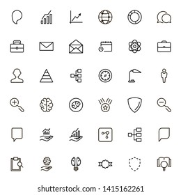 Partnership line icon set. Collection of high quality black outline logo for web site design and mobile apps. Vector illustration on a white background