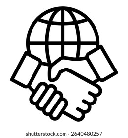 Partnership Simple Vector Icon Collection