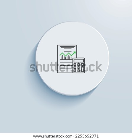 Partnership tax planning icon vector design
