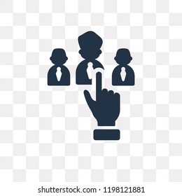 Partnership vector icon isolated on transparent background, Partnership transparency concept can be used web and mobile