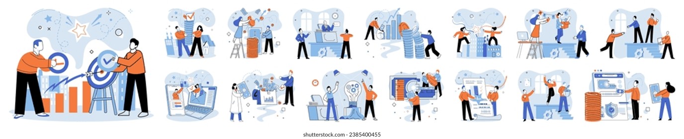 Partnership. Vector illustration. Community and connection strengthen collaborative endeavors Friendship and trust underpin successful partnerships and collaborations Finding innovative solutions