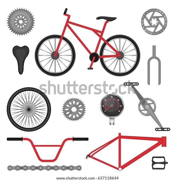 all parts of bmx bike