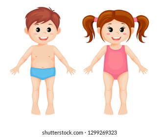 . Belichamen Overtekenen My body kids Images, Stock Photos & Vectors | Shutterstock