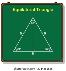 Parts Equilateral Triangle Stock Vector (Royalty Free) 2044351655 ...