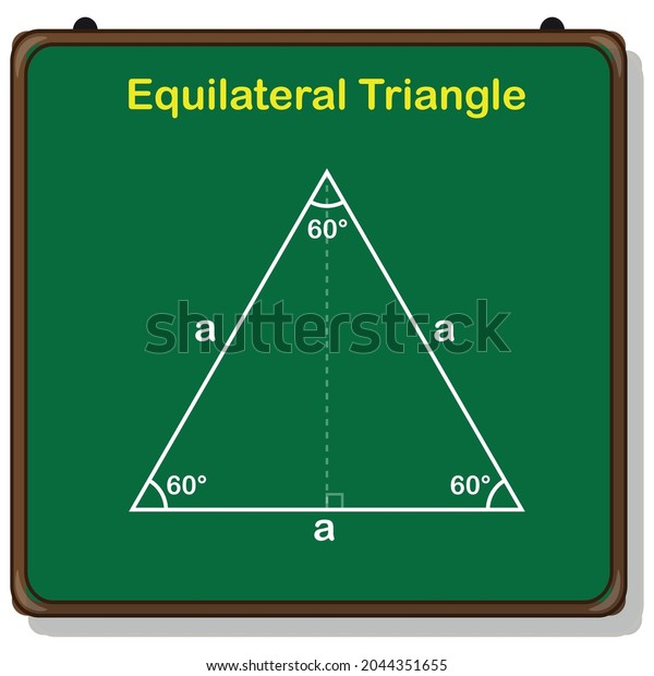 Parts Equilateral Triangle Stock Vector Royalty Free 2044351655 Shutterstock 7474