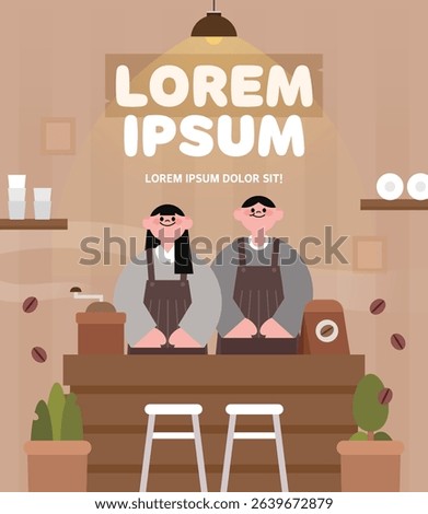 a part-time job, a job illustration